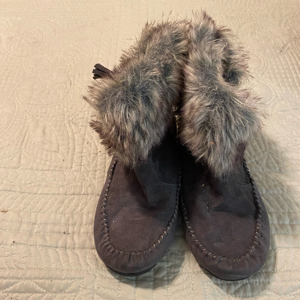 Madden Girl fuzzy Boots